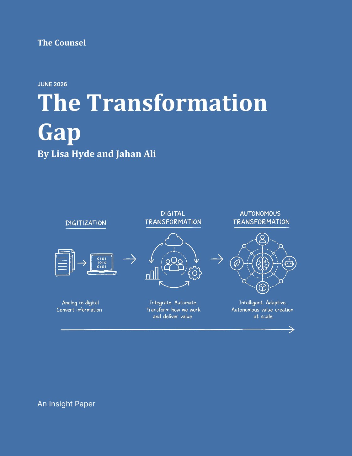 The Transformation Gap, cover